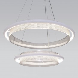 Умный подвесной светильник 90241/2 белый / серебро Eurosvet