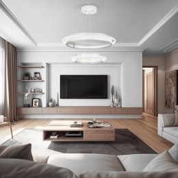 Умный подвесной светильник 90241/2 белый / серебро Eurosvet