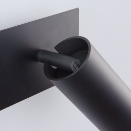 Светодиодный настенный светильник с поворотными плафонами 20066/2 LED черный/золото Eurosvet