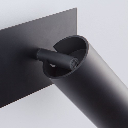 Светодиодный настенный светильник с поворотными плафонами 20066/2 LED черный/золото Eurosvet