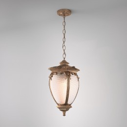 Andromeda H черное золото уличный подвесной светильник IP44 GLYF-8024H Elektrostandard