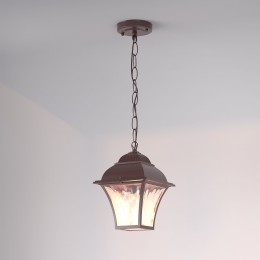 Уличный подвесной светильник Apus H шоколад IP33 GL 1009H Elektrostandard