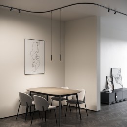 Mini Magnetic Шинопровод накладной Round черный Ø1200 мм 85168/00 Elektrostandard