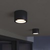 Накладной влагозащищенный светильник IP54 35144/H черный Elektrostandard
