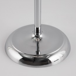 Напольный светильник с тканевым абажуром 01008/1 хром Eurosvet