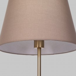 Напольный светильник с тканевым абажуром 01156/1 латунь Eurosvet