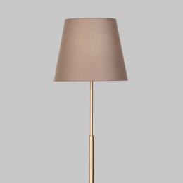 Напольный светильник с тканевым абажуром 01156/1 латунь Eurosvet