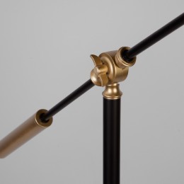 Напольный светильник в стиле лофт 01143/1 черный/золото Eurosvet