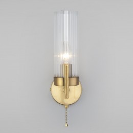 Настенный светильник со стеклянным плафоном 60133/1 латунь Eurosvet