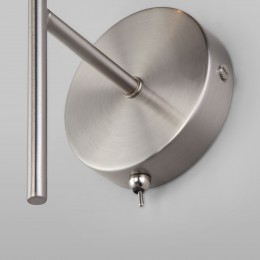 Настенный светильник со стеклянным плафоном 60140/1 сатин-никель Eurosvet