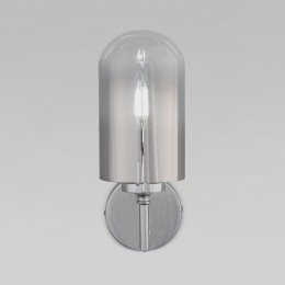 НАСТЕННЫЙ СВЕТИЛЬНИК СО СТЕКЛЯННЫМ ПЛАФОНОМ 60156/1 хром Eurosvet