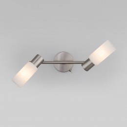 Настенный светильник со стеклянными плафонами 20043/2 сатин-никель Eurosvet