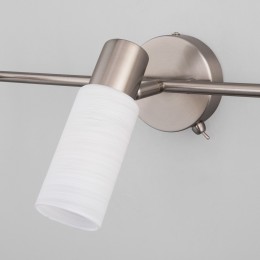 Настенный светильник со стеклянными плафонами 20043/3 сатин-никель Eurosvet