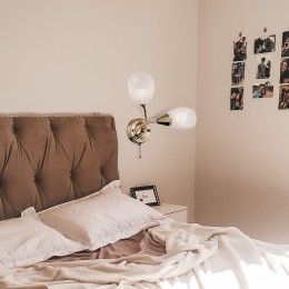 Настенный светильник со стеклянными плафонами 2275/2 античная бронза Eurosvet