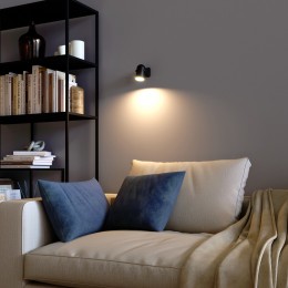 НАСТЕННЫЙ СВЕТИЛЬНИК В СТИЛЕ ЛОФТ 20167/1 черный Eurosvet