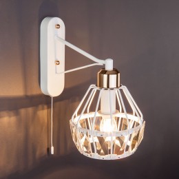 Настенный светильник в стиле лофт 70075/1 белый Eurosvet