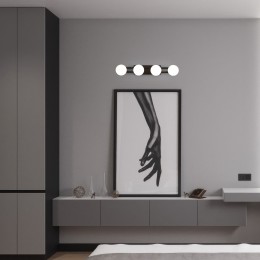 Настенный светодиодный светильник 90332/4 черный Eurosvet