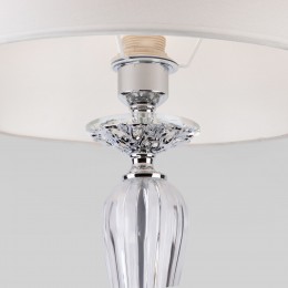 Настольный светильник с тканевым абажуром 01105/1 белый Bogate's