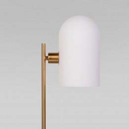 Настольный светильник со стеклянным плафоном 01164/1 латунь Eurosvet