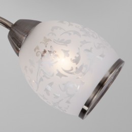 Подвесная люстра с хрусталем 30026/5 античная бронза Eurosvet