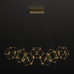 Подвесная светодиодная люстра 90168/7 медь Eurosvet