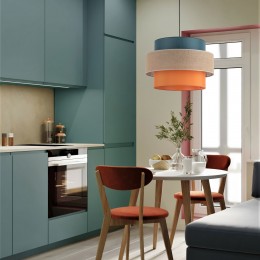 Подвесной светильник с тканевым рассеивателем 2758 Trio TK Lighting