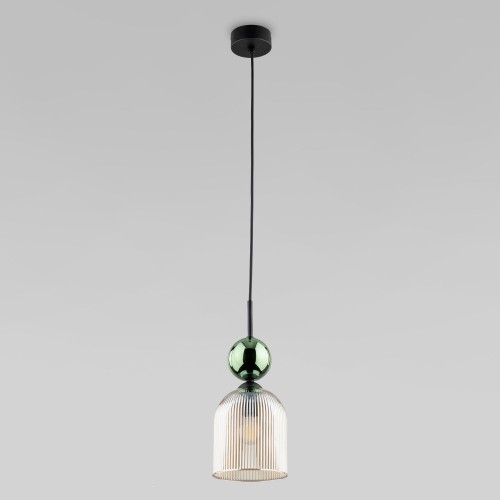Подвесной светильник со стеклянным плафоном 11146  Sophia Green Cognac TK Lighting
