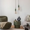 Подвесной светильник со стеклянным плафоном 11146  Sophia Green Cognac TK Lighting