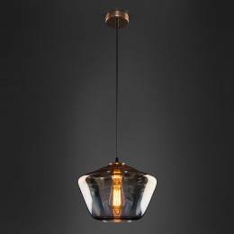 Подвесной светильник со стеклянным плафоном 50199/1 золото Eurosvet