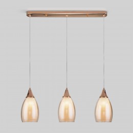 Подвесной светильник со стеклянными плафонами 50285/3 золото Eurosvet