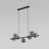 Подвесной светильник со стеклянными плафонами 5666 Estera Black TK Lighting