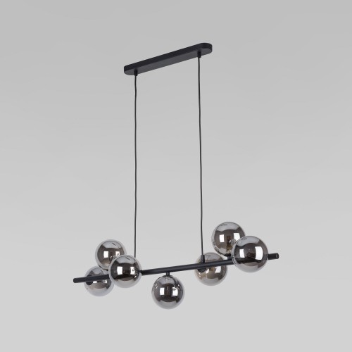 Подвесной светильник со стеклянными плафонами 5666 Estera Black TK Lighting