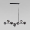 Подвесной светильник со стеклянными плафонами 5666 Estera Black TK Lighting
