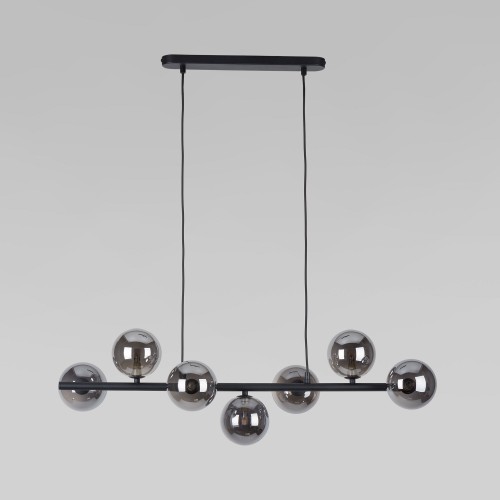 Подвесной светильник со стеклянными плафонами 5666 Estera Black TK Lighting