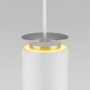 Подвесной светодиодный светильник 9+4W 4200К белый матовый/серебро DLS021 Elektrostandard