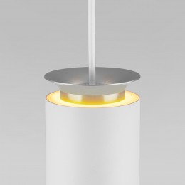 Подвесной светодиодный светильник 9+4W 4200К белый матовый/серебро DLS021 Elektrostandard