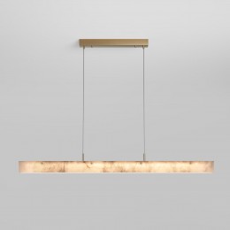 Подвесной светодиодный светильник из алебастра 604053 LED латунь/ алебастр Eurosvet