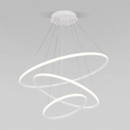 Подвесной светодиодный светильник с регулировкой цветовой температуры и яркости 90264/3 белый Eurosvet