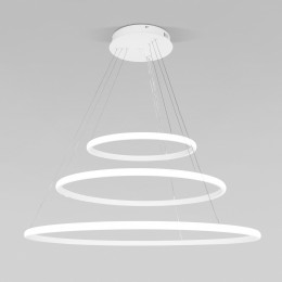 Подвесной светодиодный светильник с регулировкой цветовой температуры и яркости 90264/3 белый Eurosvet