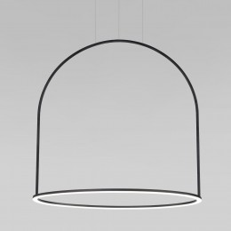 Подвесной светодиодный светильник с регулировкой цветовой температуры и яркости 90322/1 черный Eurosvet