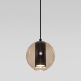 Подвесной светодиодный светильник со стеклянным плафоном 50258/1 LED бежевый Eurosvet