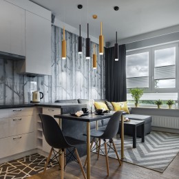 Подвесной светодиодный светильник в стиле лофт 50203/1 LED черный Eurosvet