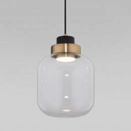 Подвесной светодиодный светильник в стиле лофт 50240/1 LED прозрачный Eurosvet