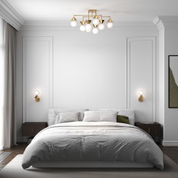 Потолочная люстра Smart 302002/8 латунь Smart Eurosvet