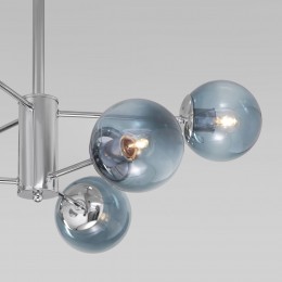 Потолочная люстра со стеклянными плафонами 30166/6 хром Eurosvet