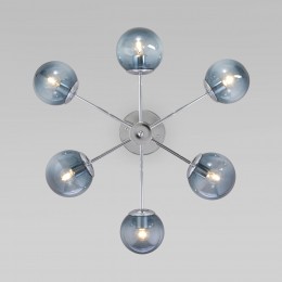 Потолочная люстра со стеклянными плафонами 30166/6 хром Eurosvet