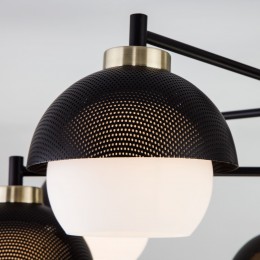 Потолочная люстра в стиле лофт 70106/8 черный Eurosvet