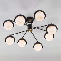 Потолочная люстра в стиле лофт 70106/8 черный Eurosvet