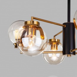 Потолочная люстра в стиле лофт 70118/6 черный Eurosvet