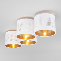 Потолочный светильник с тканевыми абажурами 854 Tago white TK Lighting